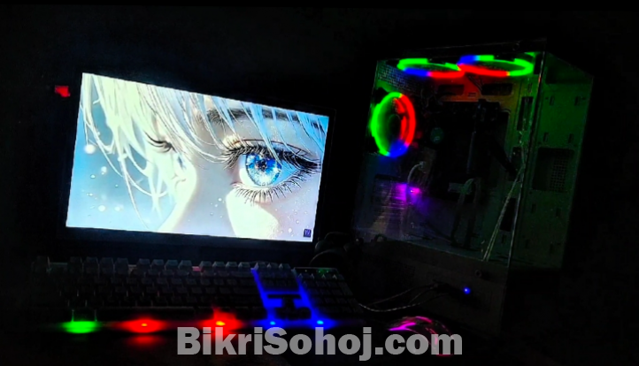 Computer all Set LED.PC.MOUSE.KEYBOARD ALL